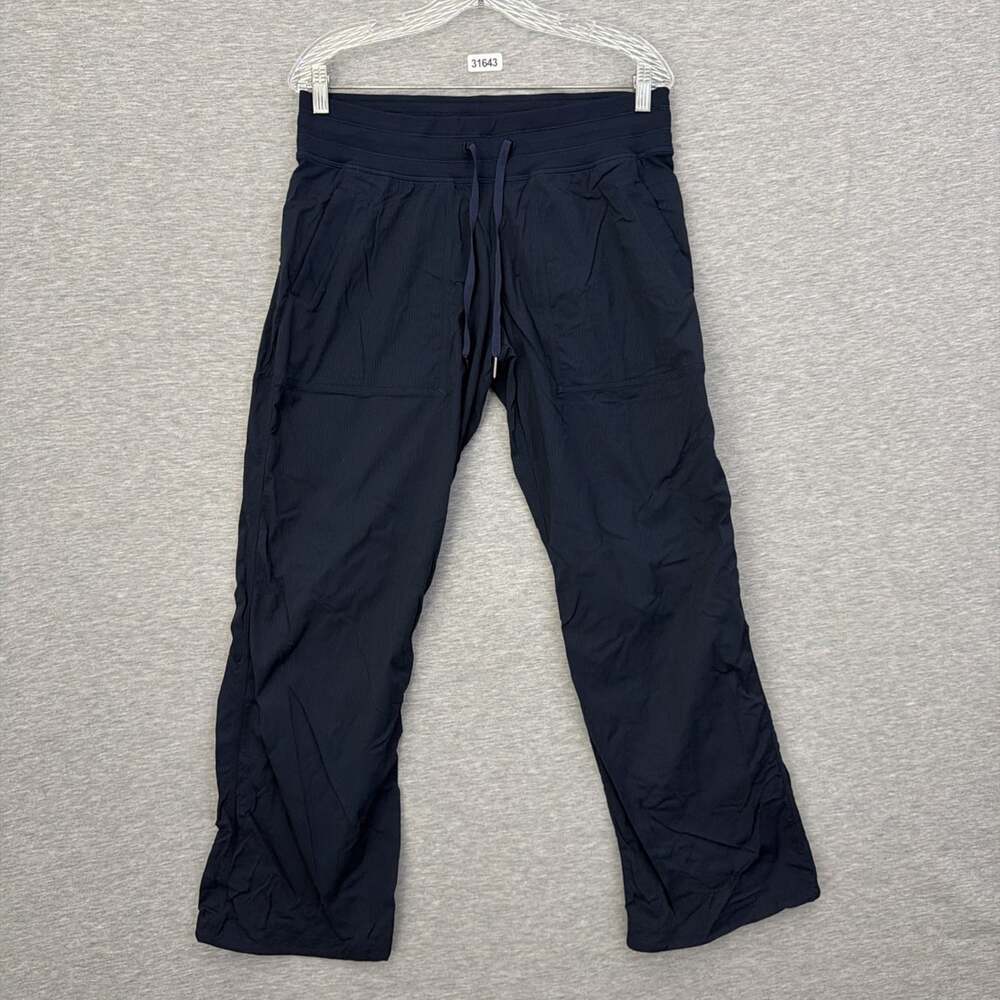 Lululemon Women's Size 10 Dark Blue Dance Studio Mid-Rise Straight Leg Pants